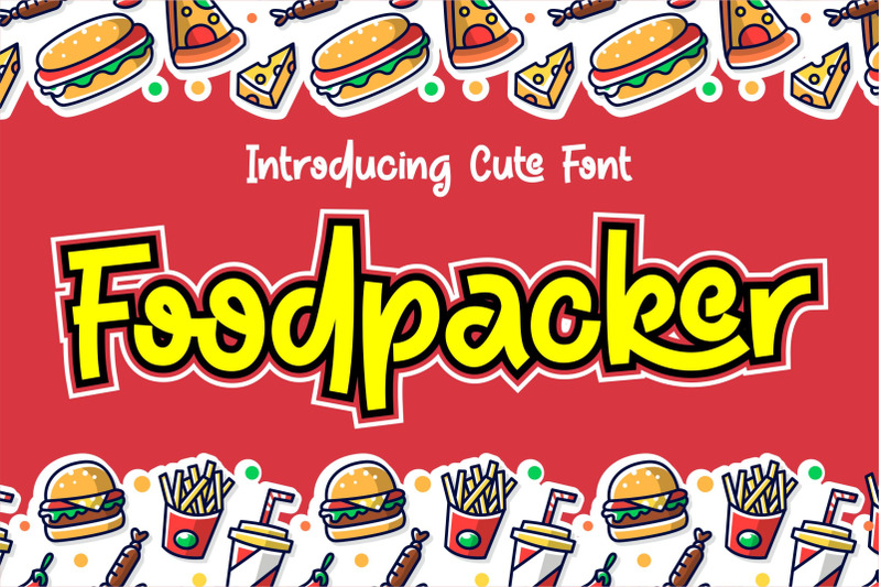 foodpacker-cute-font