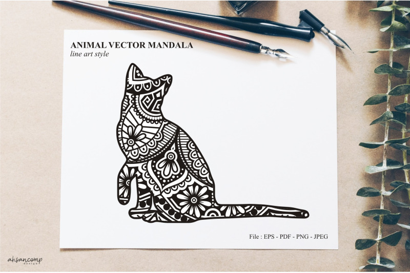 animal-vector-mandala-line-art-style