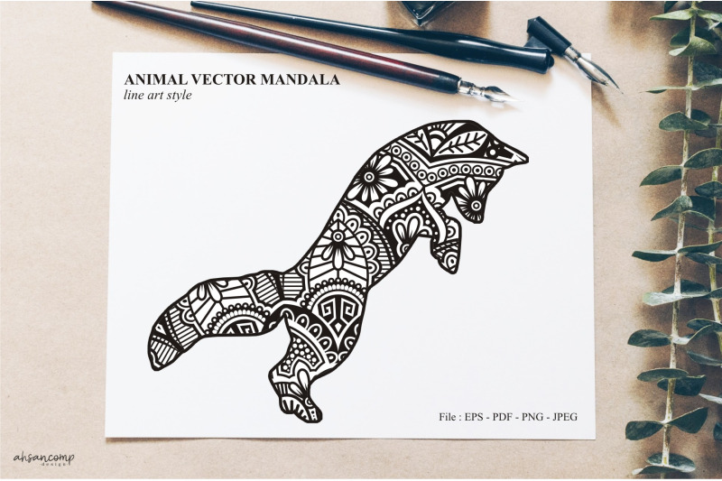 animal-vector-mandala-line-art-style