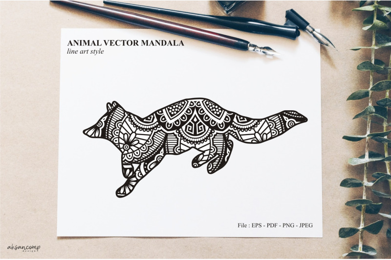 animal-vector-mandala-line-art-style