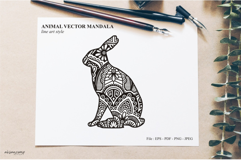 animal-vector-mandala-line-art-style