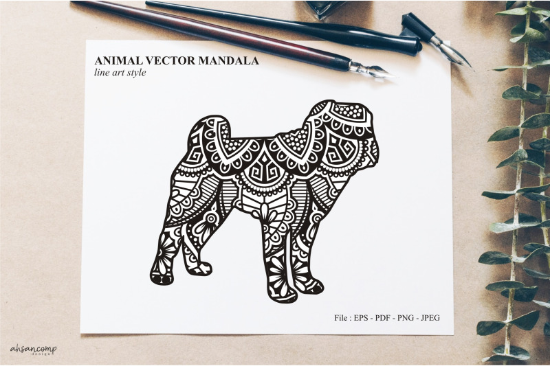 animal-vector-mandala-line-art-style