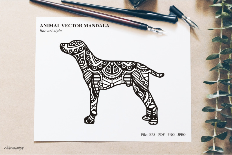 animal-vector-mandala-line-art-style