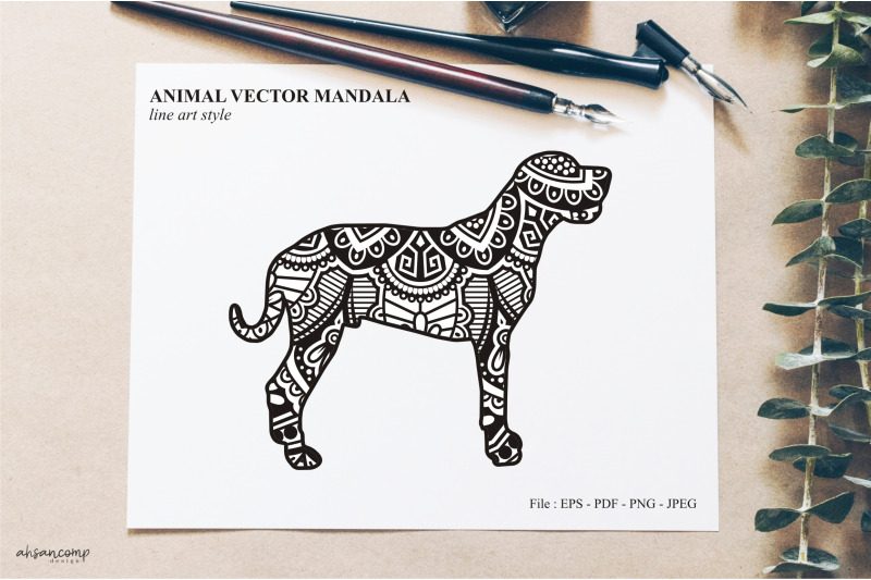 animal-vector-mandala-line-art-style