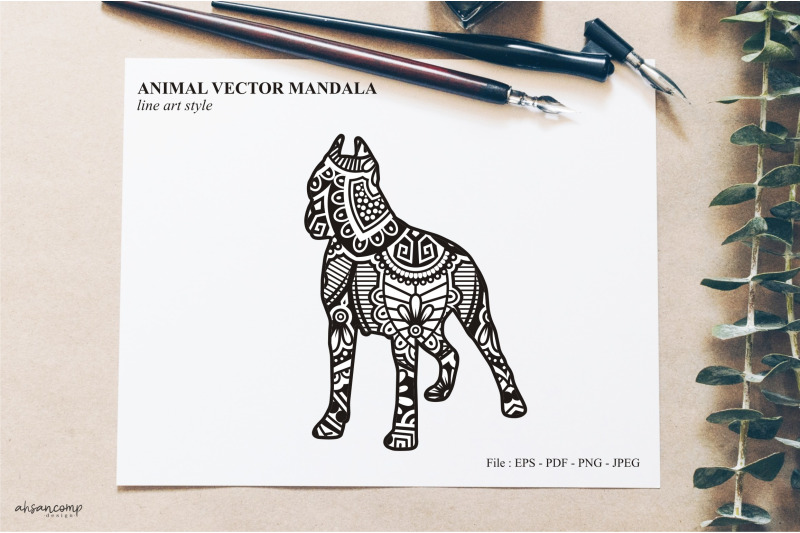 animal-vector-mandala-line-art-style