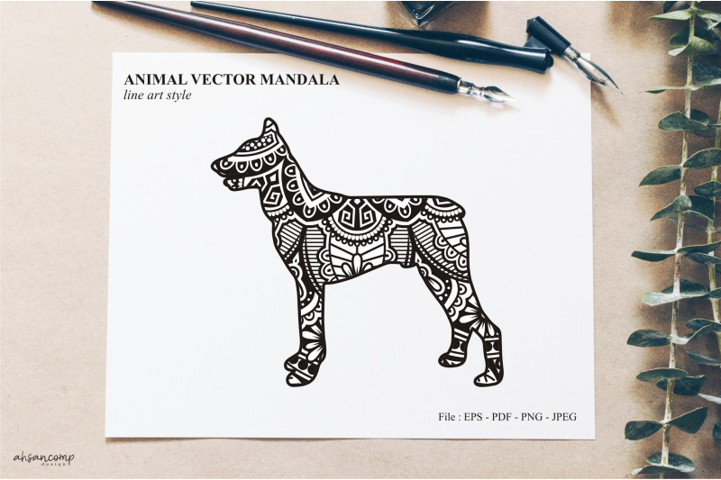 animal-vector-mandala-line-art-style