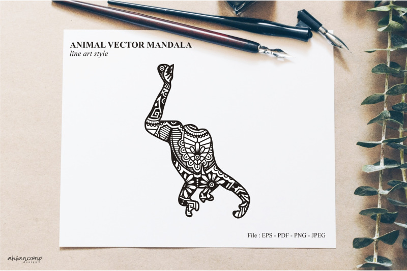 animal-vector-mandala-line-art-style