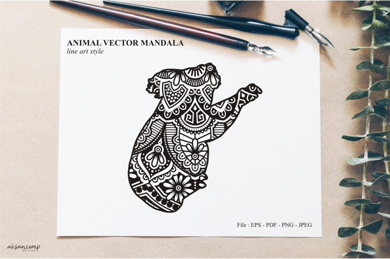 animal-vector-mandala-line-art-style