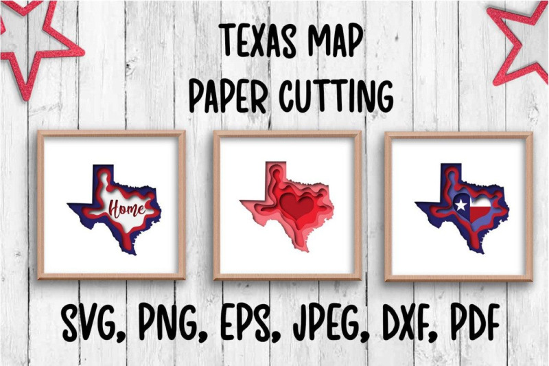 texas-map-paper-cutting