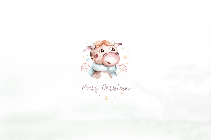 christmas-cute-bulls-collection