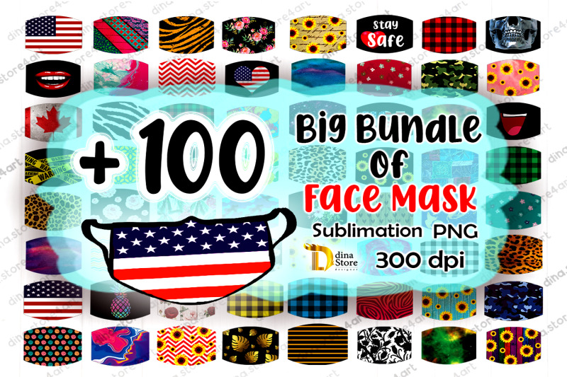 sublimation-face-mask-big-bundle-designs