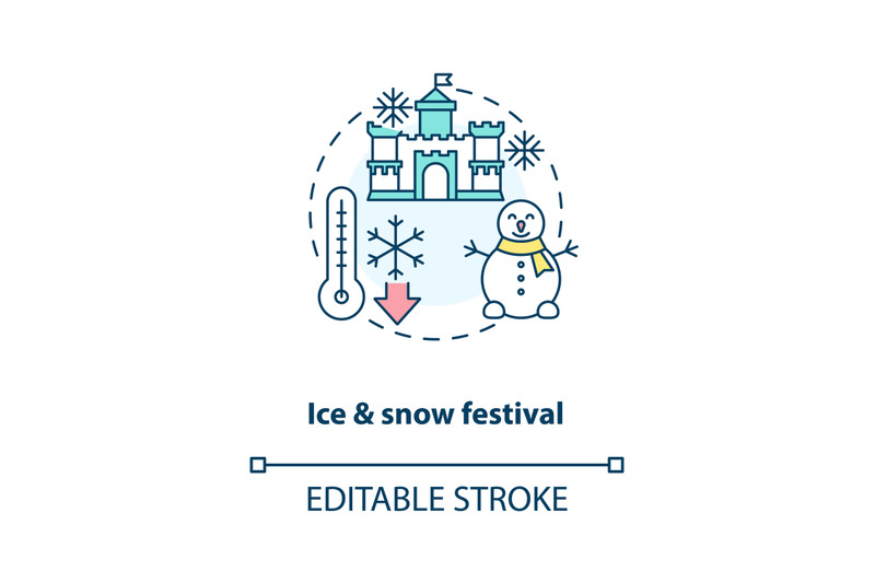 ice-and-snow-festival-concept-icon