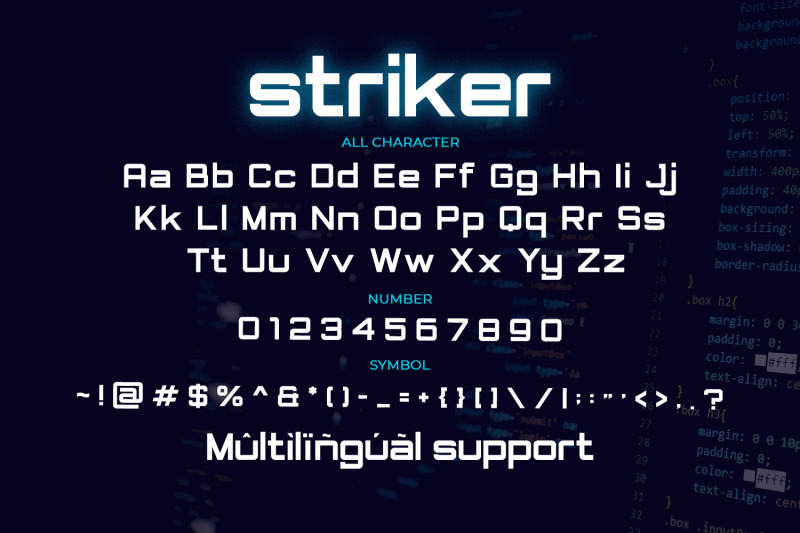 striker-modern-display-font