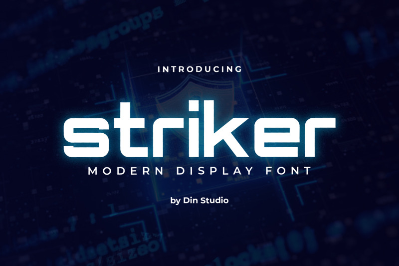 striker-modern-display-font