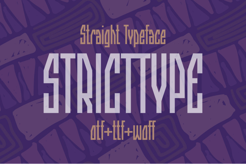 stricttype-font