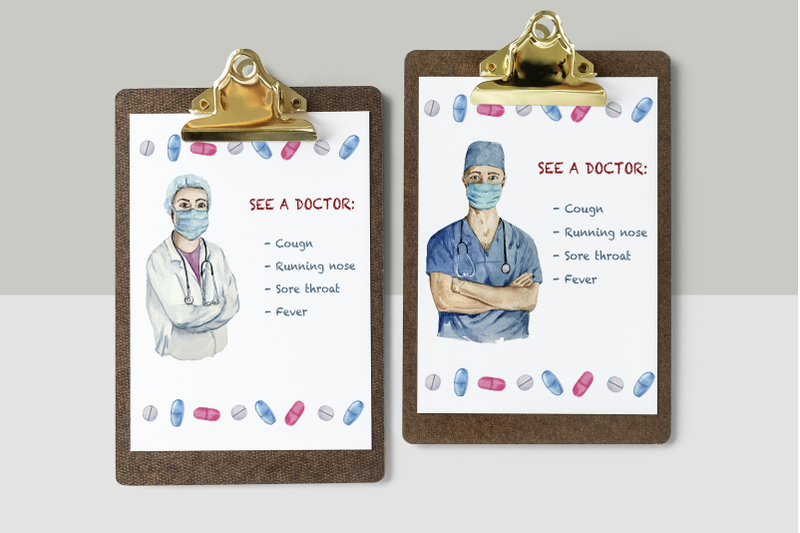 healthcare-clip-art-set