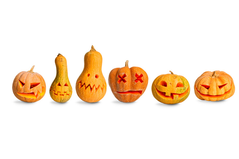 several-holiday-pumpkins