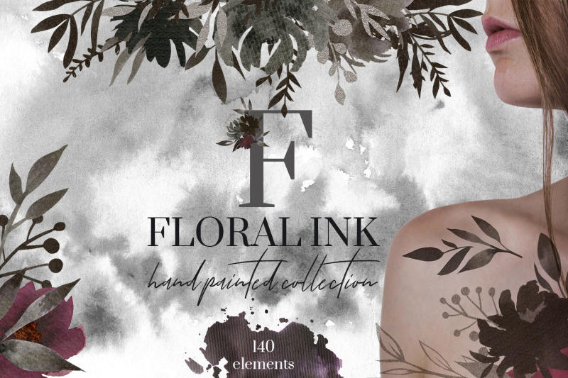 floral-ink-hand-painted-collection