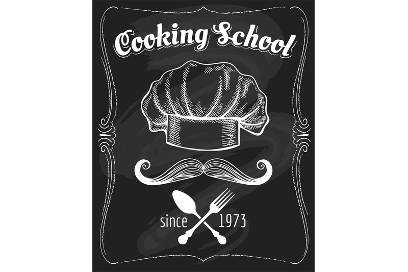 cooking-school-blackboard-poster