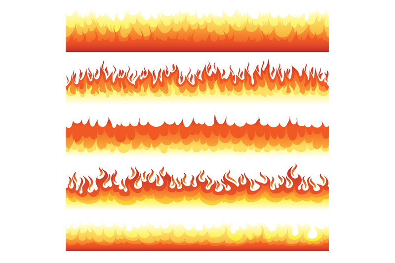 seamless-fire-blaze-borders