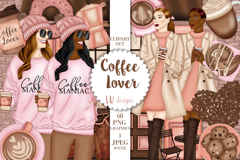 coffee-lover-clipart-coffee-illustrations-coffee-time-graphics