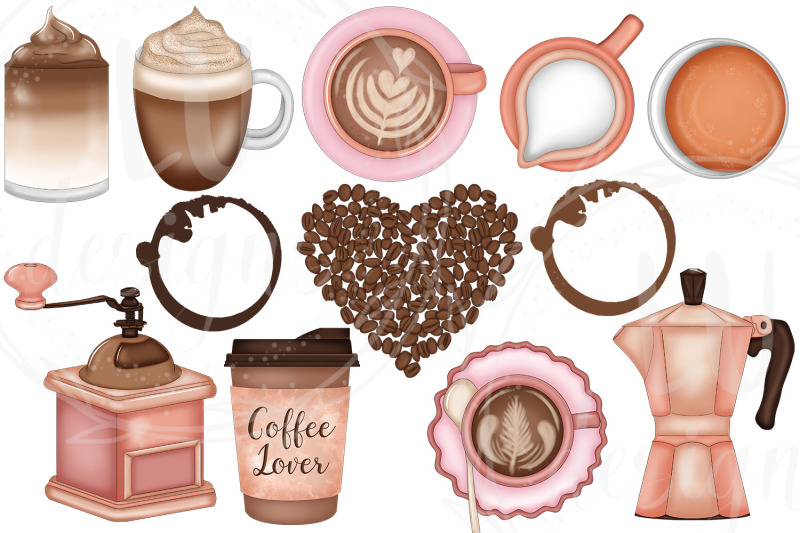 coffee-lover-clipart-coffee-illustrations-coffee-time-graphics