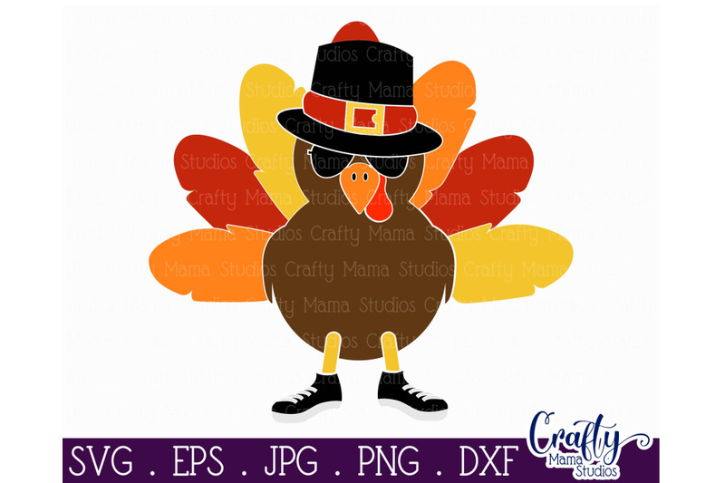 Boy Turkey Svg, Thanksgiving Svg By Crafty Mama Studios | TheHungryJPEG