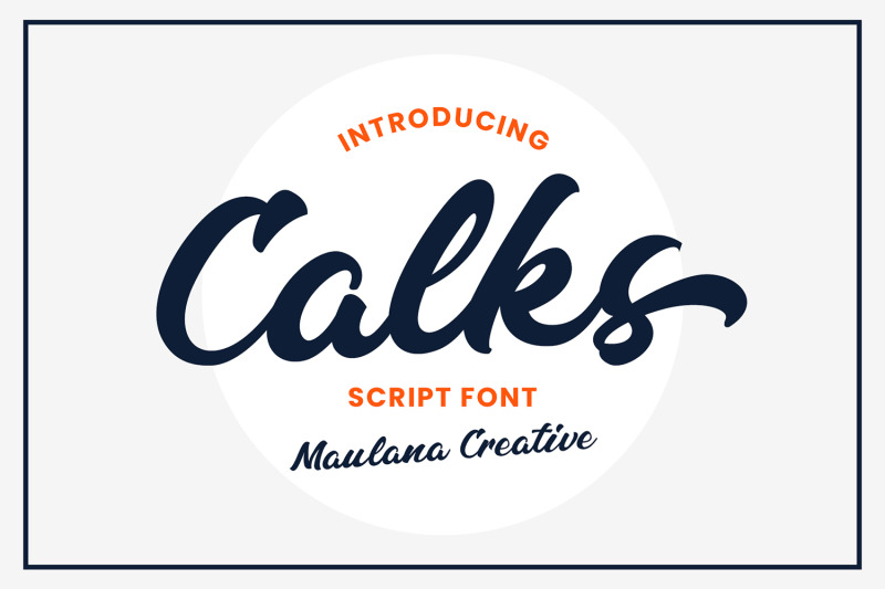 calks-script-font