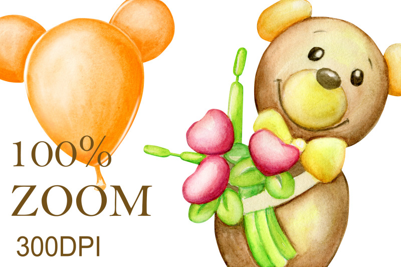 watercolor-animal-balloons-clipart-birthday-invitation-party-animal