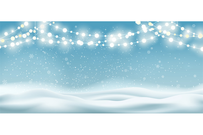 snowy-lights-scene-background