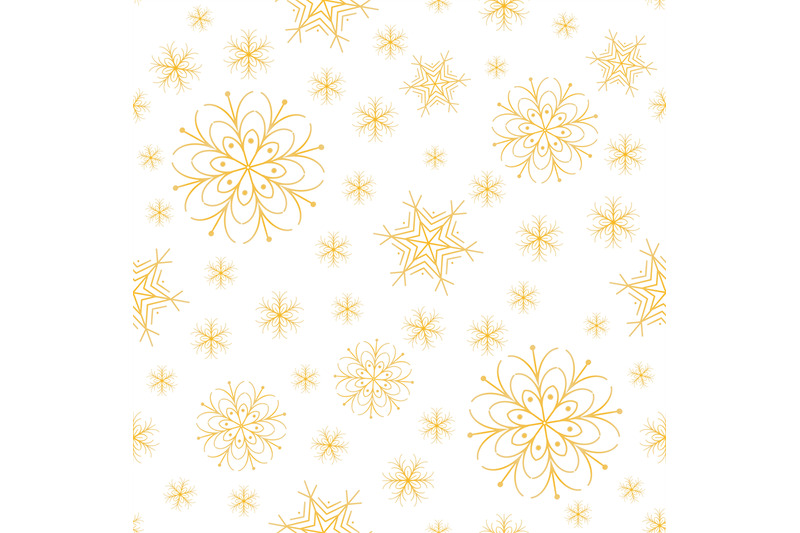 snowflakes-golden-xmas-design