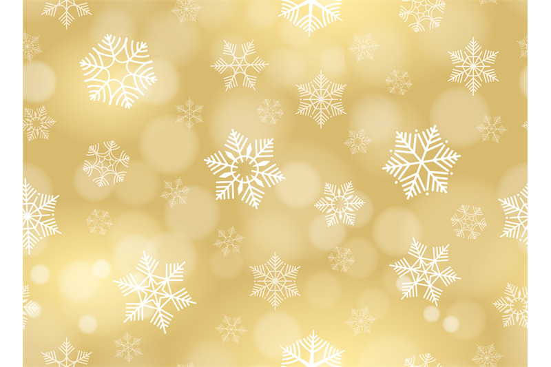 yellow-gold-snowflakes