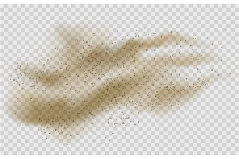 flying-sand-on-transparent-background