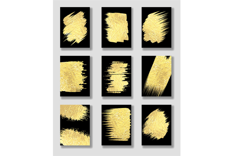 gold-foil-cards-templates