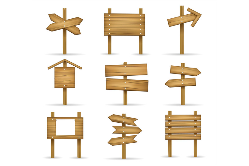 cartoon-wooden-signposts