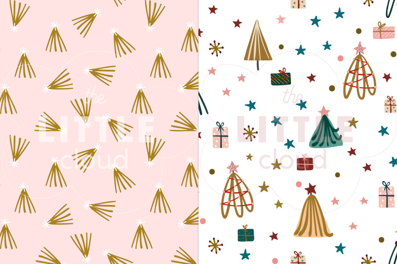 modern-christmas-pattern-collection