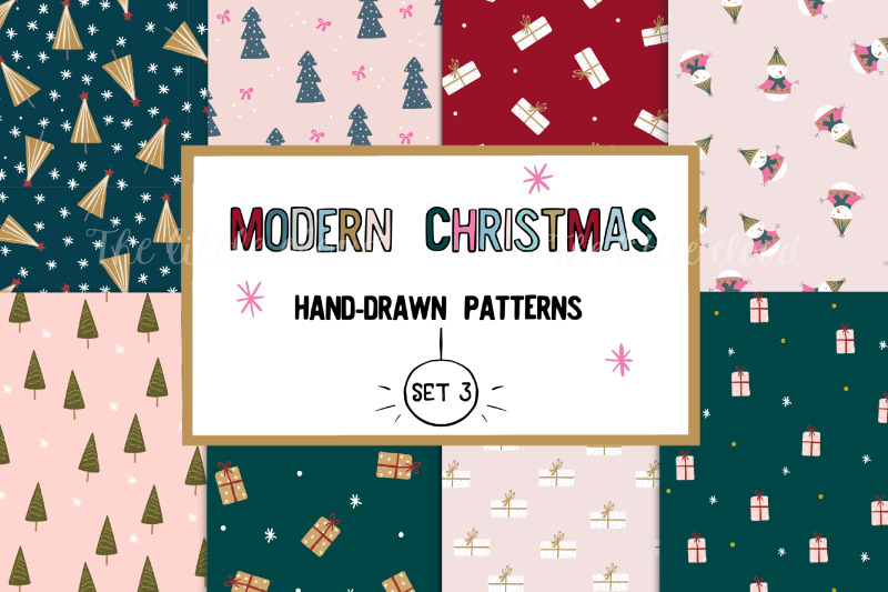 modern-christmas-patterns-set-3