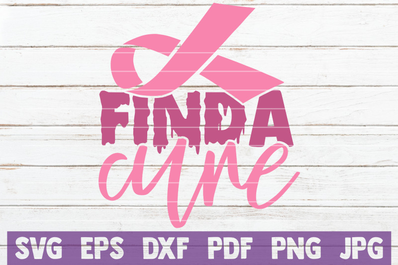 find-a-cure-svg-cut-file