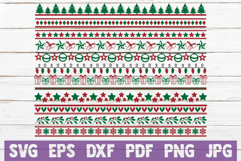 christmas-borders-svg-bundle