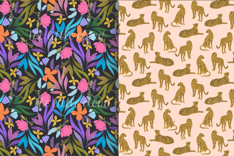jungle-pattern-collection-cheetah-patterns-floral-pattern-patterns
