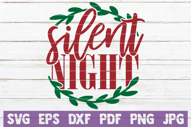 silent-night-svg-cut-file