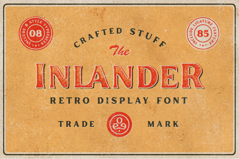 inlander-retro-display-font