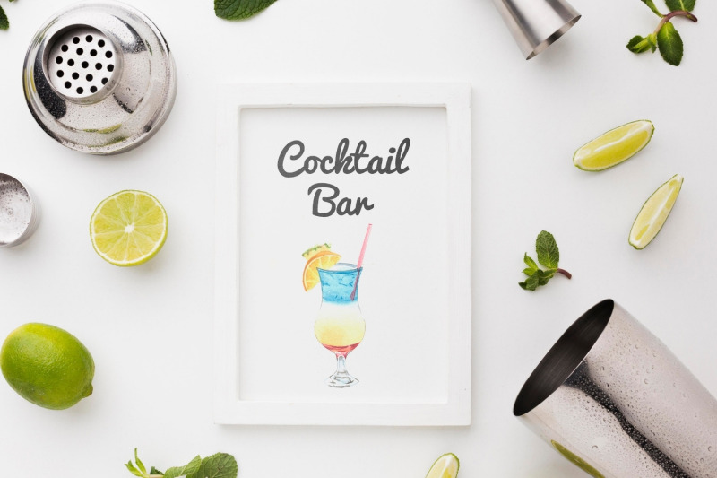 watercolor-cocktails-clipart-fancy-beverages-alcoholic-drinks