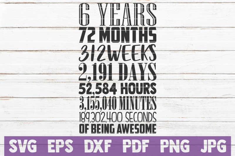 6-year-months-weeks-days-hours-minutes-seconds-of-being-awesome