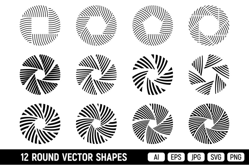 12-abstract-circular-ornaments-vector-symbols
