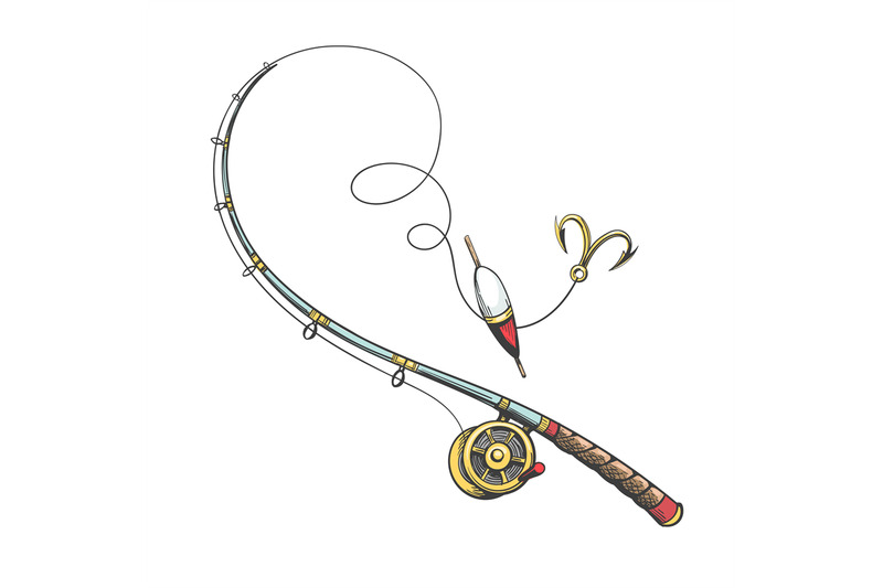 fishing-rod-doodle-icon
