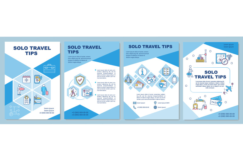 solo-travel-tips-brochure-template