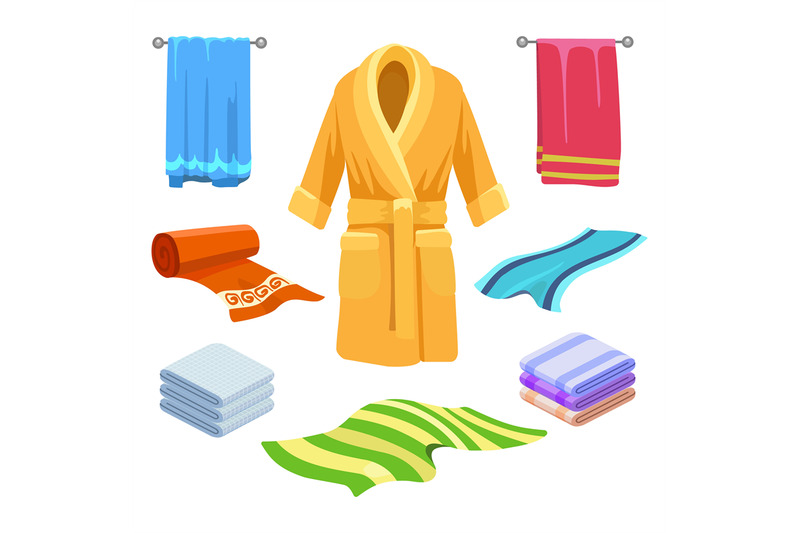 towel-and-bathrobe-sketch