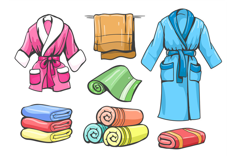 towels-and-bathrobes-set