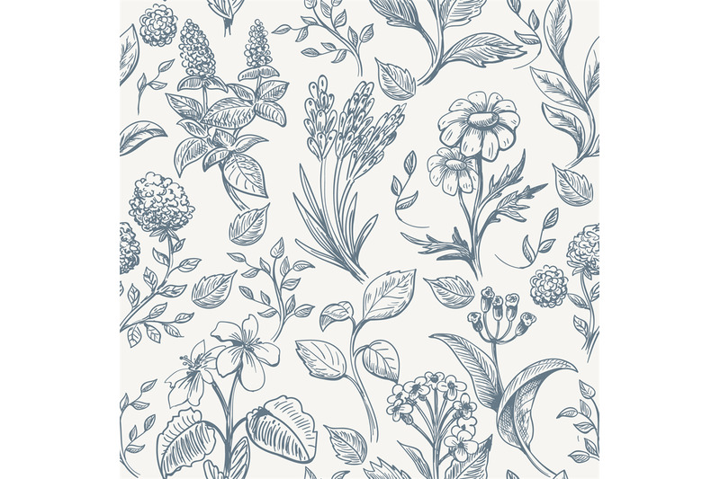 herbs-sketch-seamless-pattern